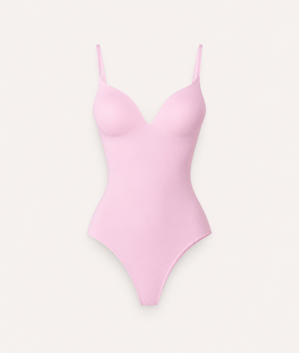 V shape body baby pink