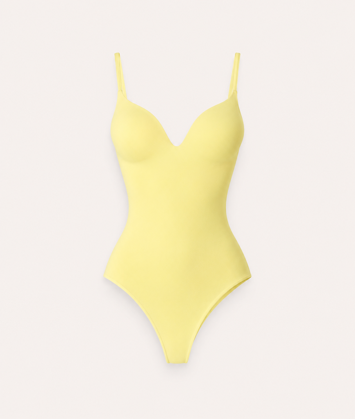 V shape body butter yellow