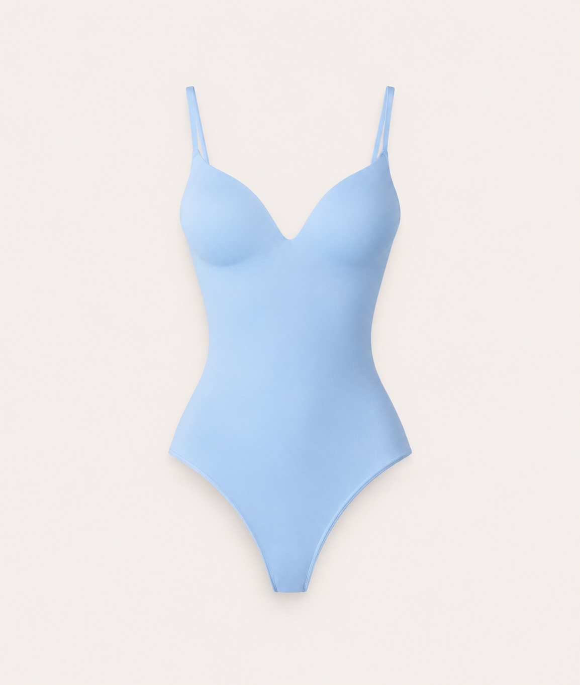 V shape body sky blue